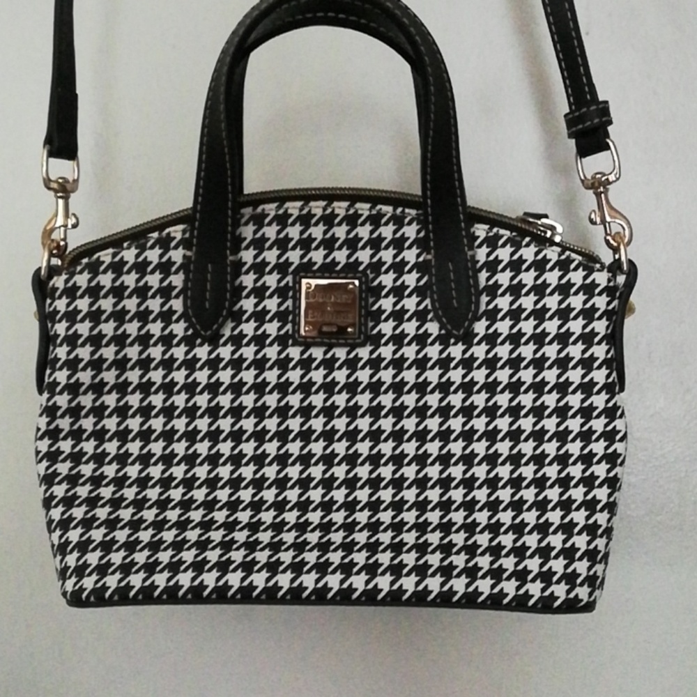 Dooney & Bourke Ruby houndstooth mini satchel